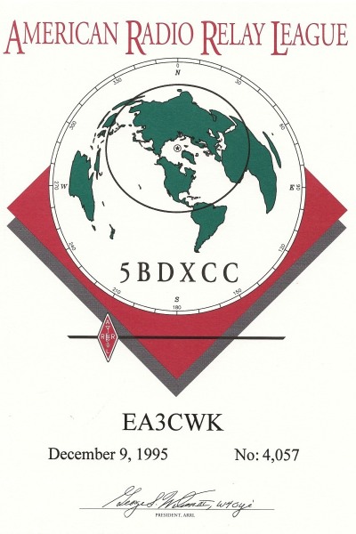 ARRL-5BDXCC